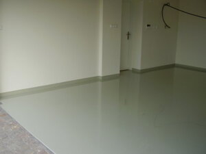 |2009| Rodinný dům Myškovice - podlaha garáže